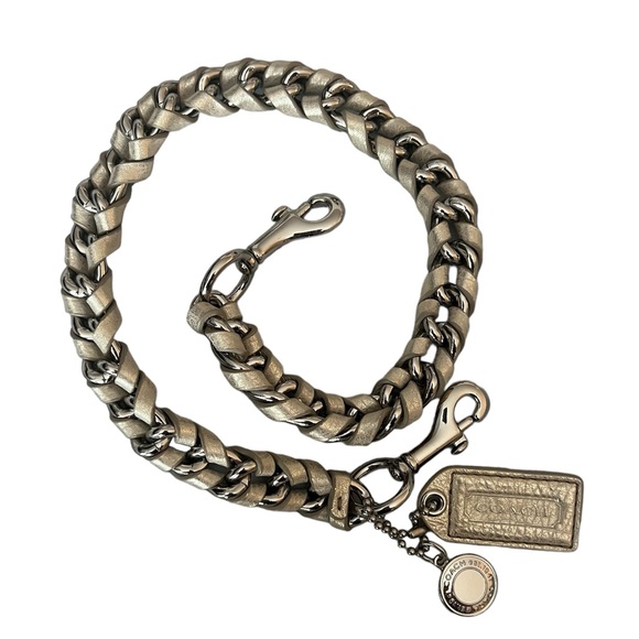 RARE Vintage Coach Legacy Metallic Leather Bridgit Clutch Purse Limited Edition - Picture 4 of 16